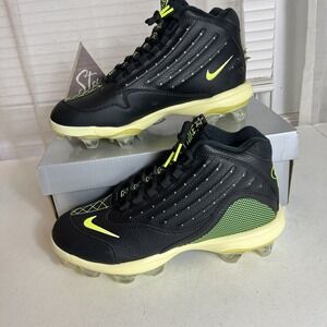 Nike Griffey 2 MCS Baseball Cleats Black Volt HF1579-001 Men's Size 10